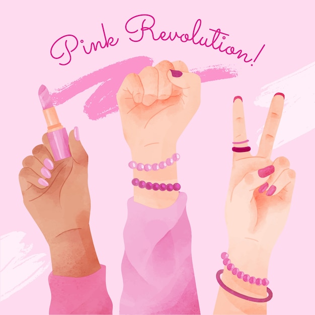 Retro Glam: Mastering Watercolor Nails with a ’90s Twist